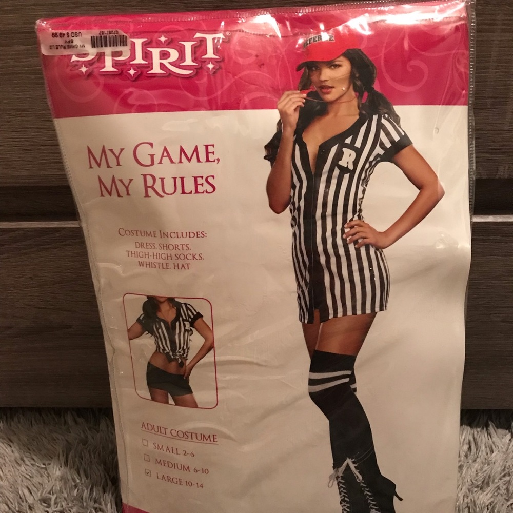 Sexy women's referee Halloween Costume